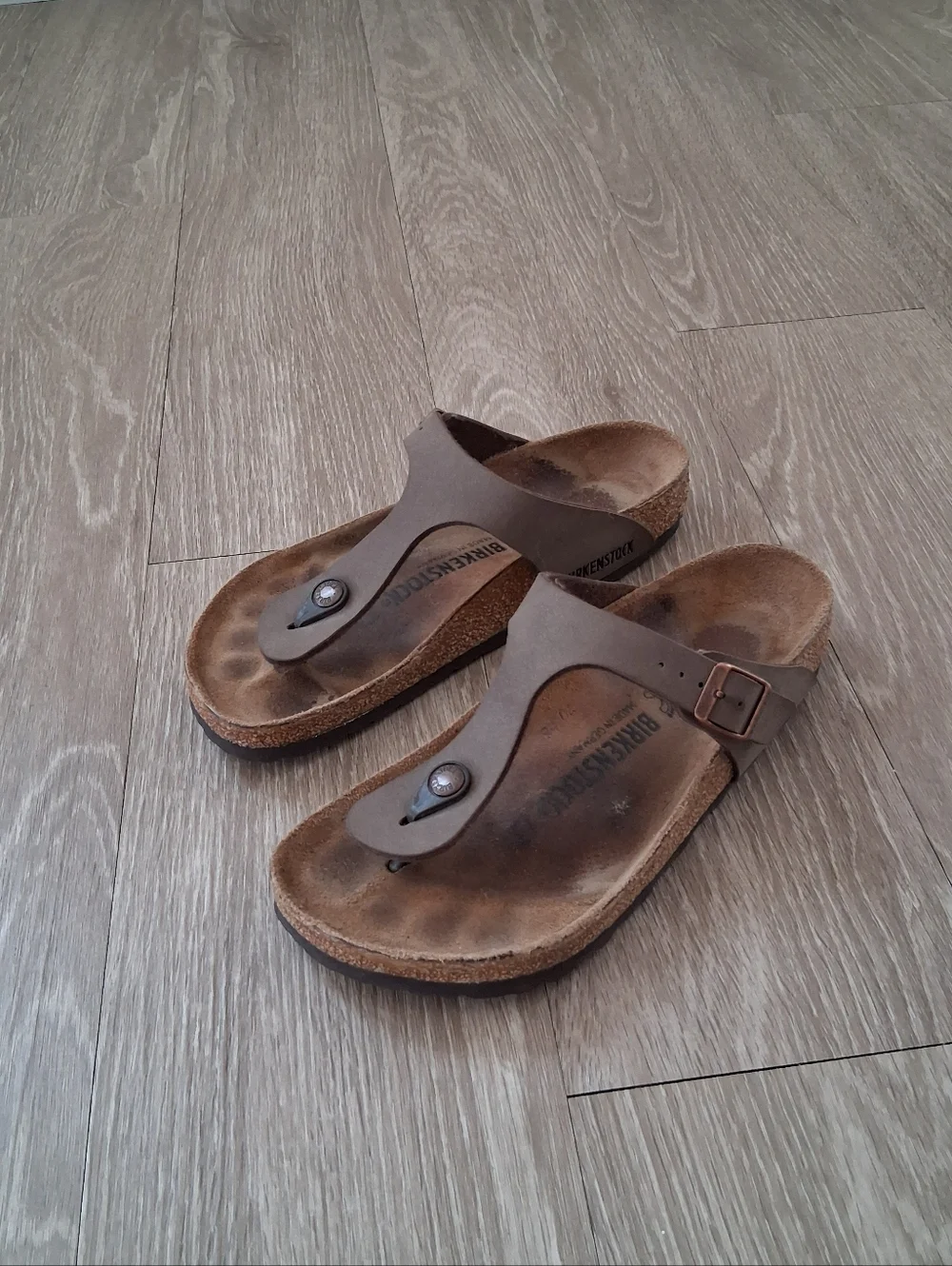 Birkenstock Gizeh Sandal In Mocha 38EU